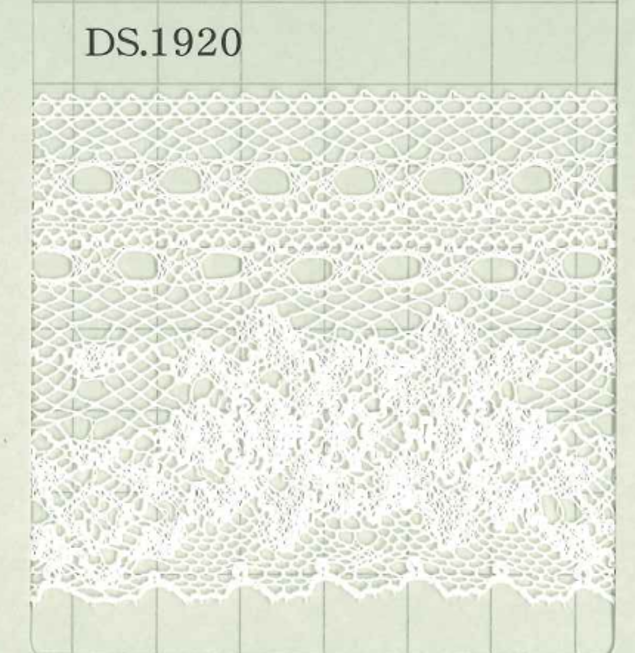 DS1920 Chiều Rộng Dây đăng Ten Cotton : 63mm[Ren / Đăng Ten] Daisada