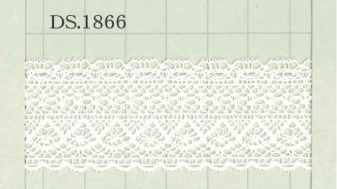 DS1866 Chiều Rộng Dây đăng Ten Cotton : 28mm[Ren / Đăng Ten] Daisada