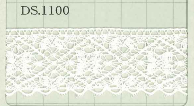DS1100 Chiều Rộng Dây đăng Ten Cotton : 28mm[Ren / Đăng Ten] Daisada