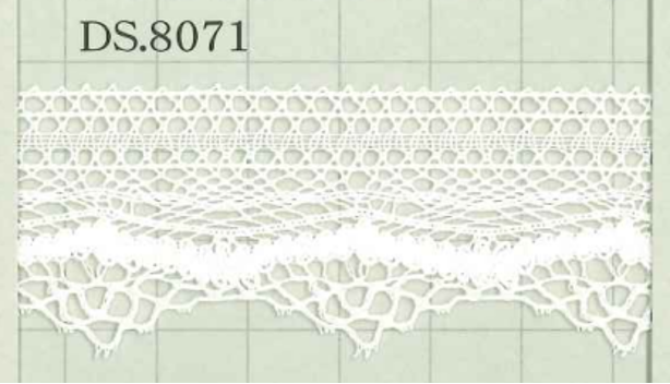 DS8071 Chiều Rộng Dây đăng Ten Cotton : 23mm[Ren / Đăng Ten] Daisada