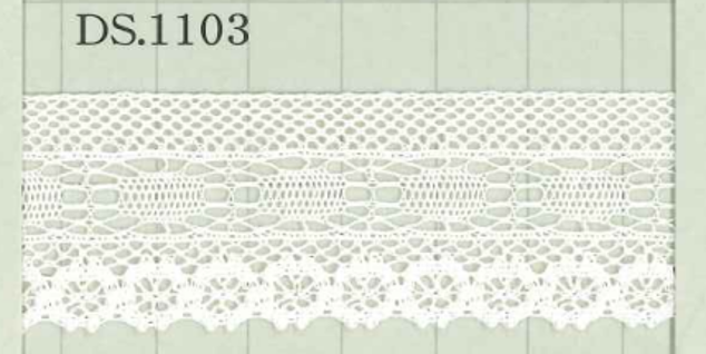 DS1103 Chiều Rộng Dây đăng Ten Cotton : 27mm[Ren / Đăng Ten] Daisada