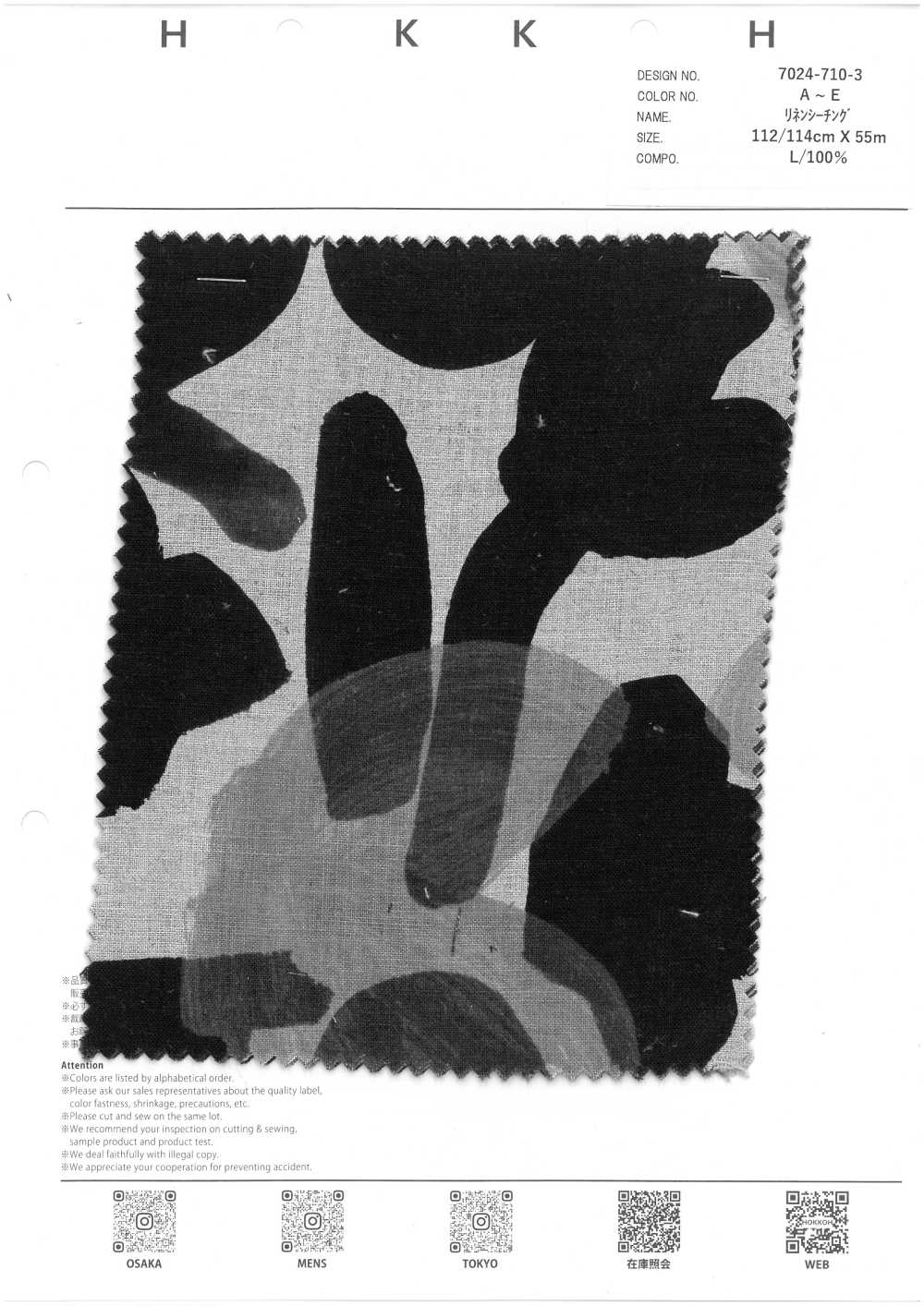 7024-710-3 Tấm Vải Vải Mộc Họa Tiết Hoa Bắc Cao