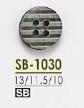 SB1030 Cúc Vỏ Môi Ngọc Trai đen Có 4 Lỗ ở Mặt Trước IRIS