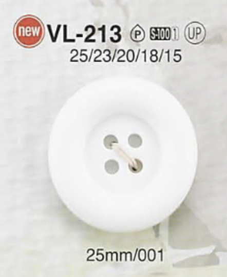 VL213 Cúc Nhựa Resin Polyester 4 Lỗ IRIS