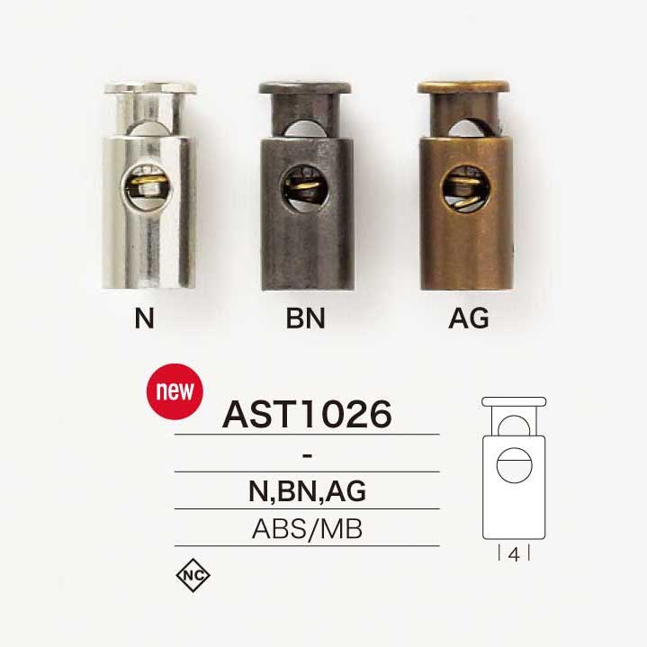 AST1026 Khóa Nhựa Resin ABS/ Dây Thau[Mặt Thắt Lưng Và Khoen] IRIS