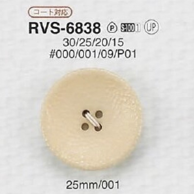 RVS6838 Cúc Nhựa Resin Polyester 4 Lỗ IRIS