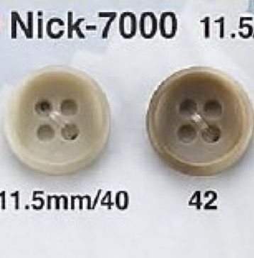 NICK7000 Cúc 4 Lỗ Làm Bằng Nhựa Resin Urê IRIS