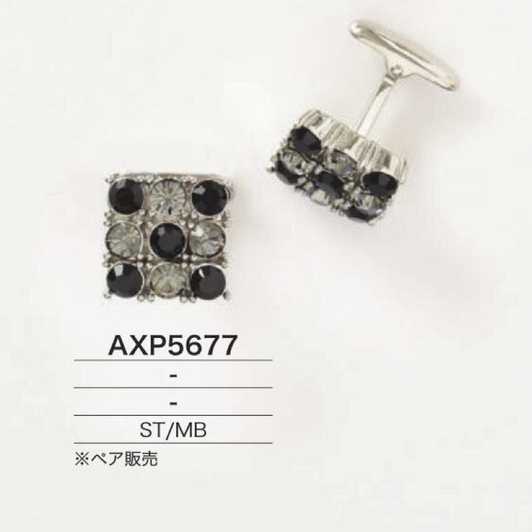 AXP5677 Khuy măng sét bằng đá/đồng thau[Các sản phẩm khác] IRIS