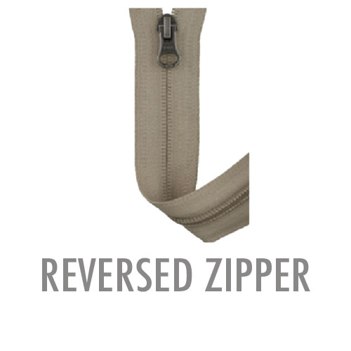 REVERSED-ZIPPER Đặc điểm Kỹ Thuật Lót Dây Khoá Kéo[Hệ Thống]