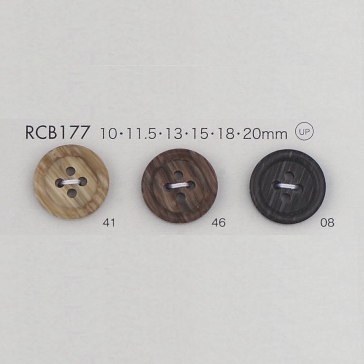 RCB177 Cúc 4 Lỗ Có Viền Nhựa Resin Polyester DAIYA BUTTON