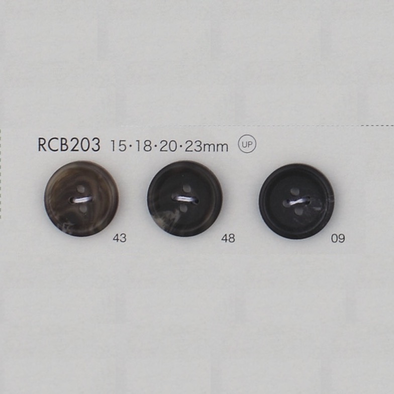 RCB203 Cúc 4 Lỗ Viền Nhựa Resin Polyester DAIYA BUTTON