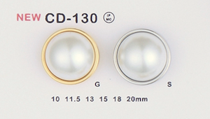 CD-130 Cúc Kim Loại (Cúc Kết Hợp Ngọc Trai) DAIYA BUTTON