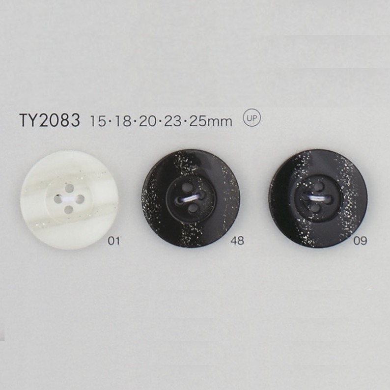 TY2083 Cúc Nhựa Resin Polyester 4 Lỗ DAIYA BUTTON