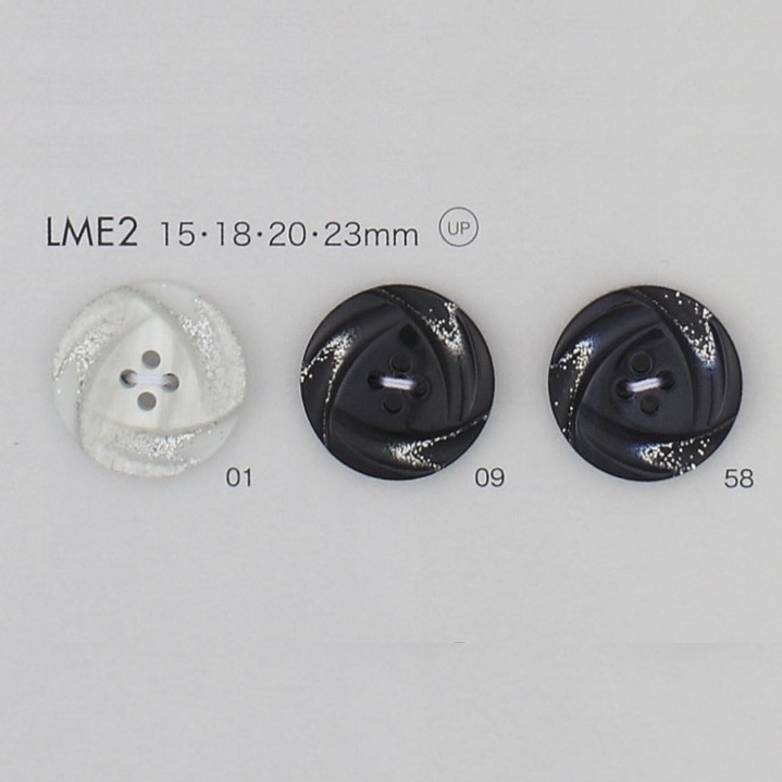 LME2 Cúc Nhựa Resin Polyester 4 Lỗ DAIYA BUTTON