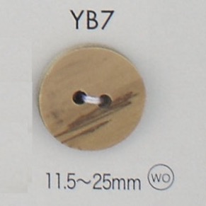 YB7 Cúc Hai Lỗ Gỗ Tự Nhiên DAIYA BUTTON