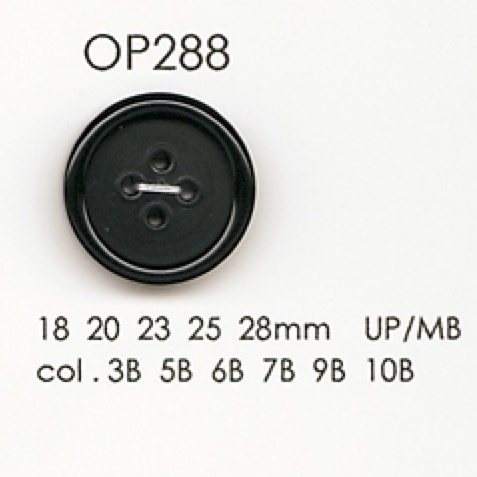 OP288 Cúc 4 Lỗ Nhựa Resin Polyester/đồng Thau DAIYA BUTTON