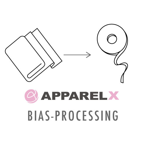 BIAS-PROCESSING Gia Công Cắt Dây Viền Xéo Cắt Sẵn(Chiều Rộng Vải Từ 122cm Trở Xuống)[Hệ Thống]