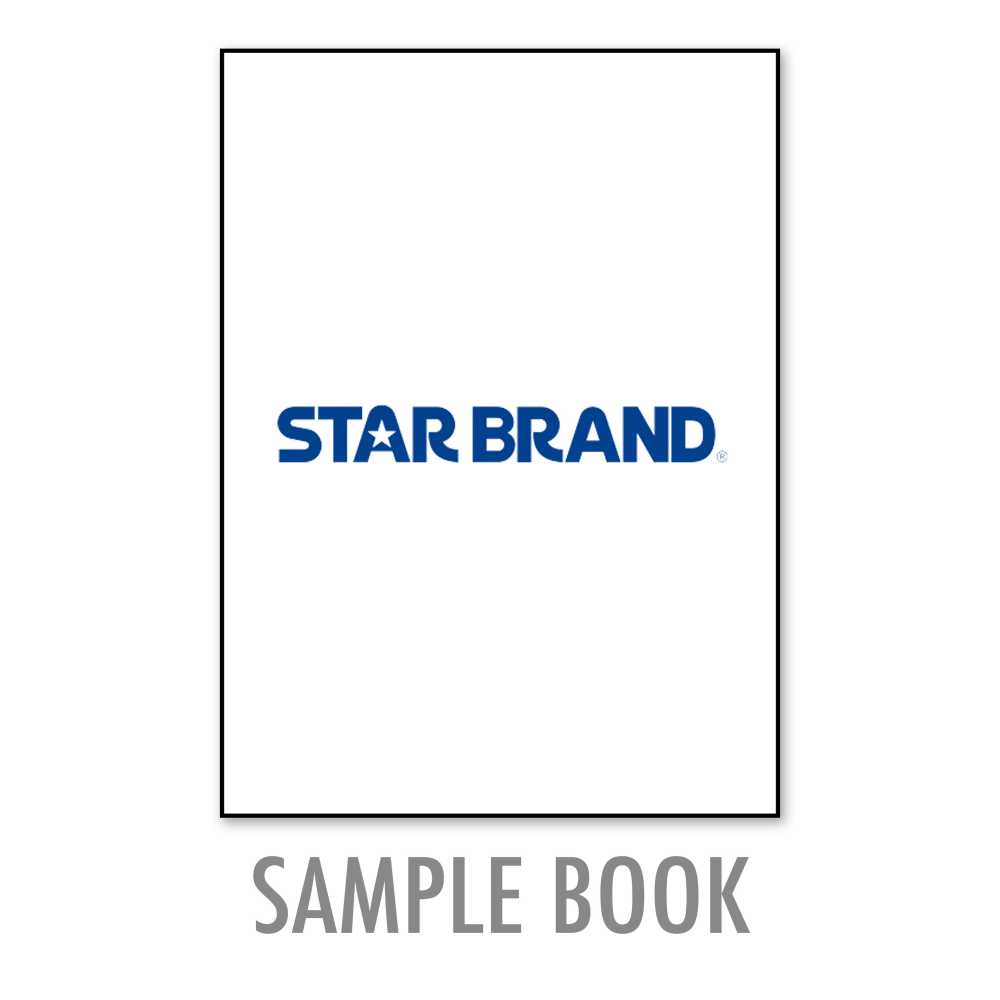 STARBRAND-SAMPLE4 Sách Mẫu Chụp ảnh Cuộn STAR BRAND Toàn Diện[Catalogue Sản Phẩm]