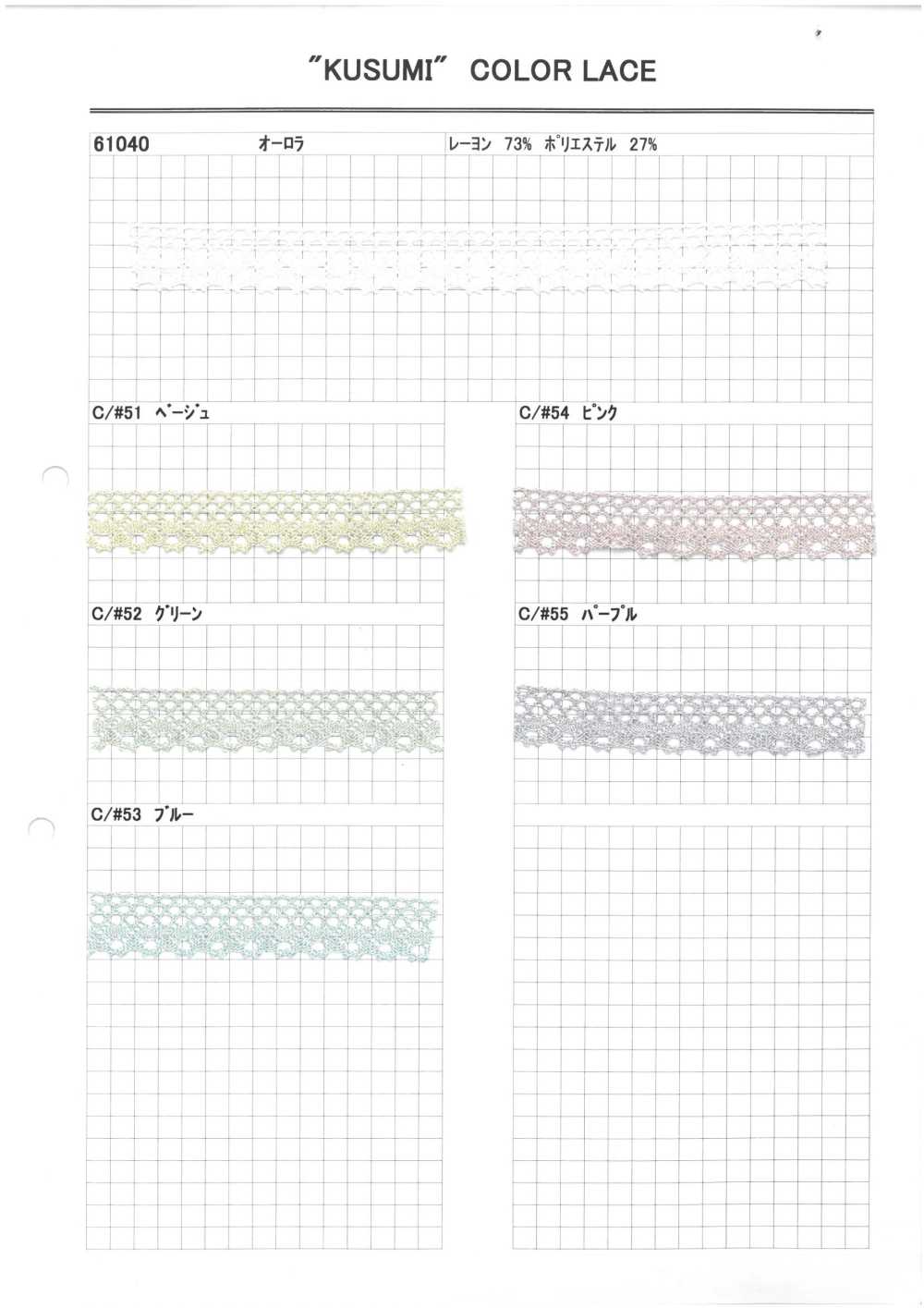 61040 Ren / Đăng Ten Hóa Học Kyowa Lace