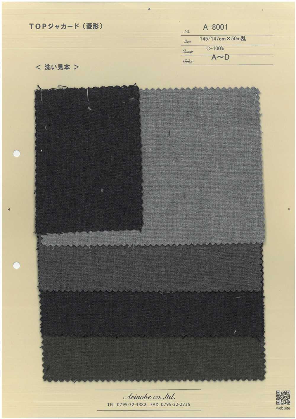 A-8001 TOP Jacquard (Kim Cương)[Vải] ARINOBE CO., LTD.