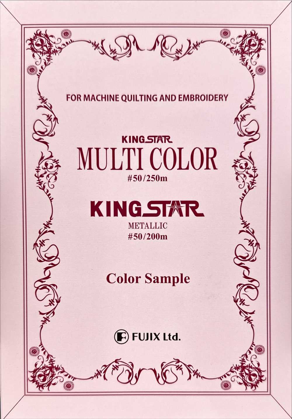 FUJIX-SAMPLE-27 Catalogue Sản Phẩm Kim Loại Nhiều Màu King Star FUJIX