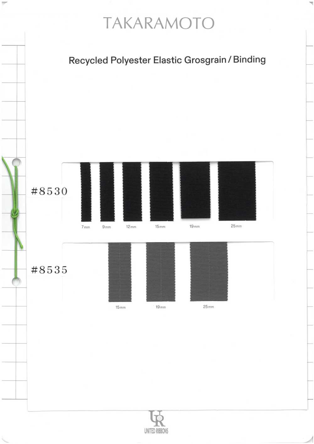 8530/8535-SAMPLE Catalogue Sản Phẩm 8530/8535 UNITED RIBBONS