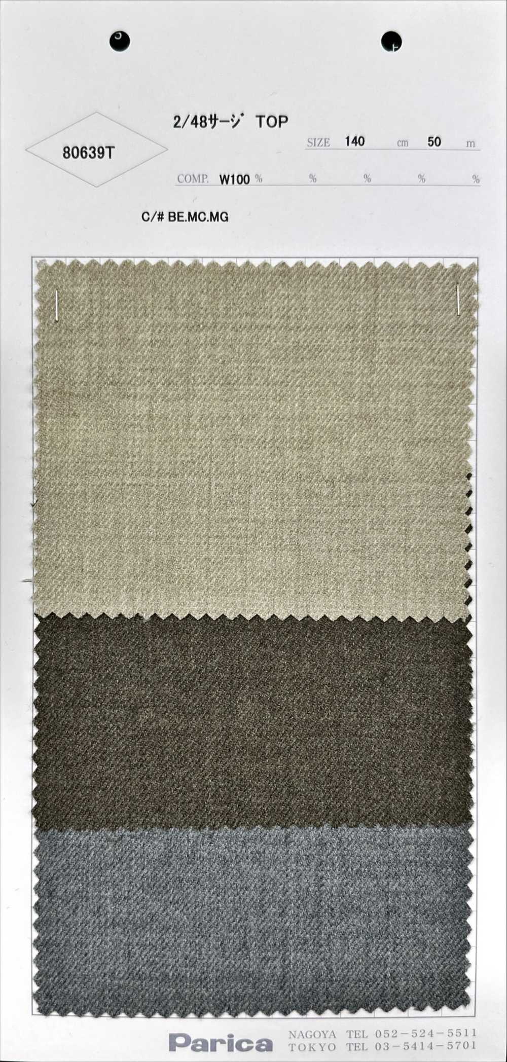 80639T 2/48 Vải Serge TOP PARICA