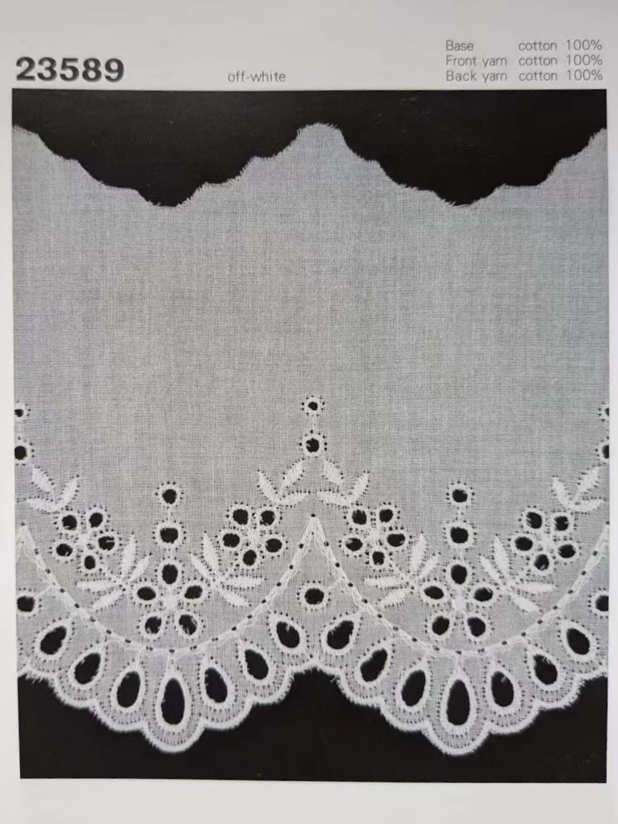 23589 Dây đăng Ten Cotton[Ren / Đăng Ten] Kyowa Lace