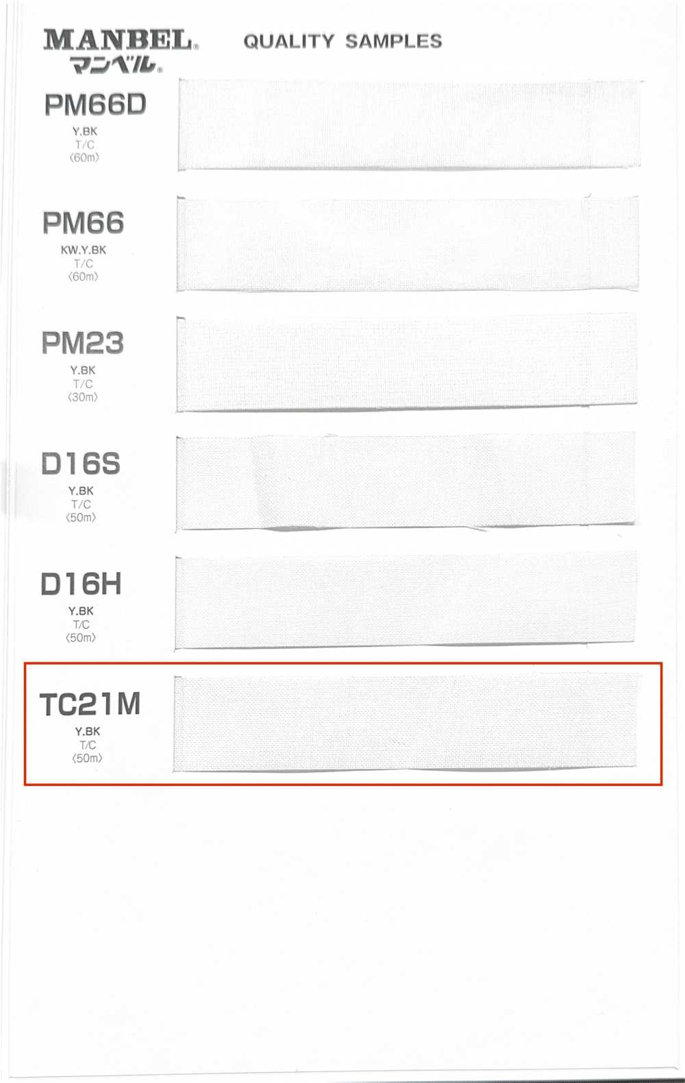 TC21M Keo Mếch Dựng Invel Series (Băng), Loại Mềm Vừa[Xen Kẽ] MANBEL