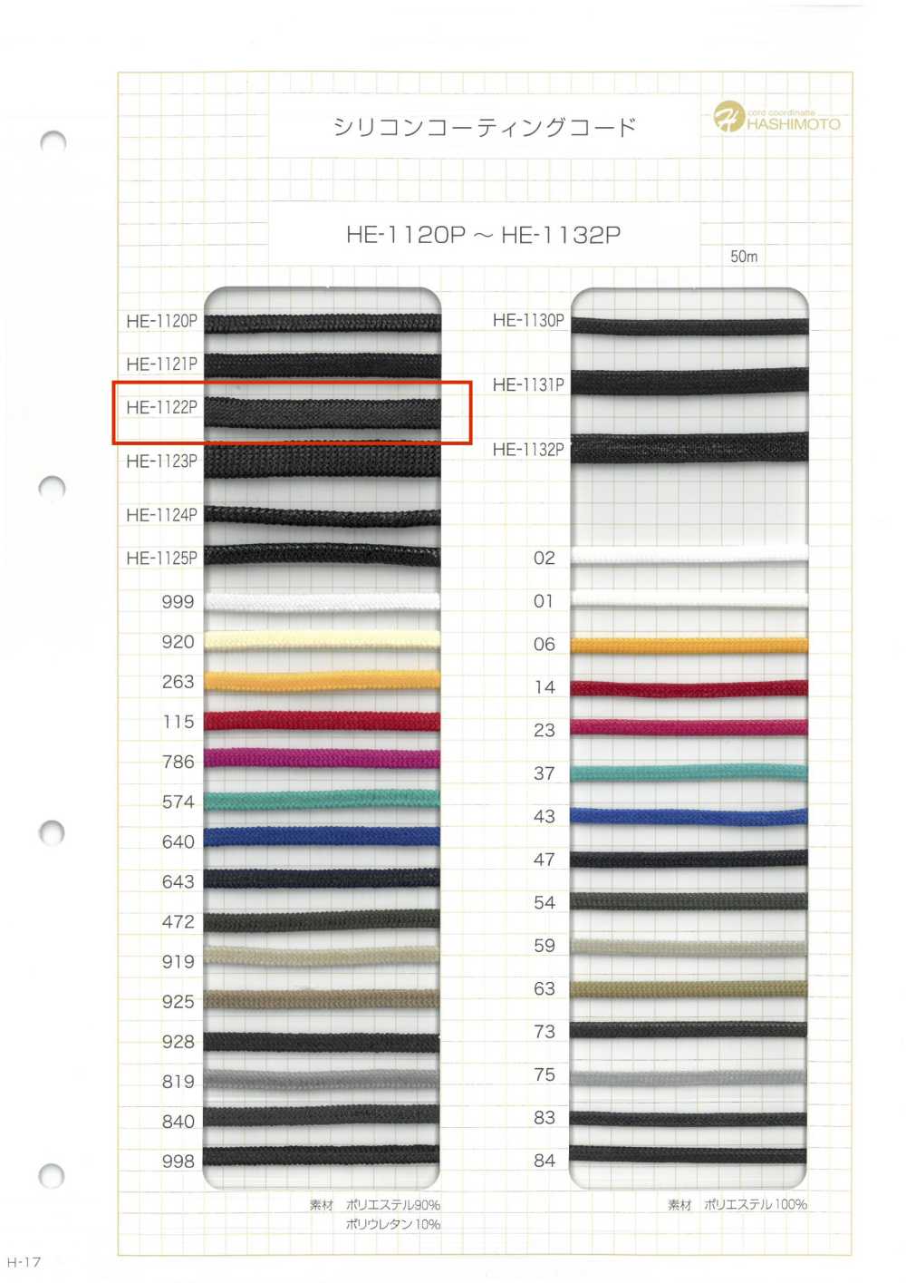 HE-1122P Đồng Dây đo Dây Phủ Silicon[Ruy Băng, Băng, Dây] Không thương hiệu