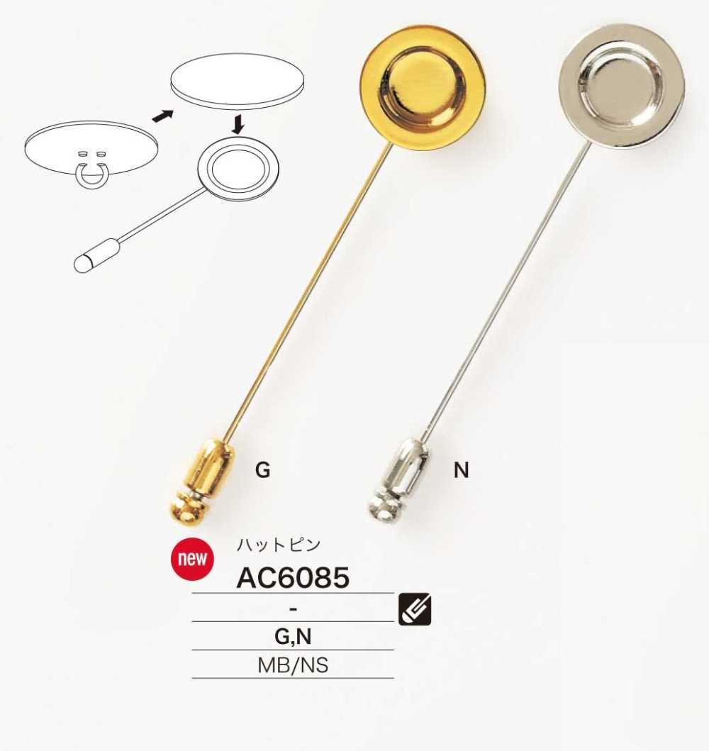 AC6085 Ghim Cài Mũ Bằng đồng Thau/bạc Niken[Các sản phẩm khác] IRIS