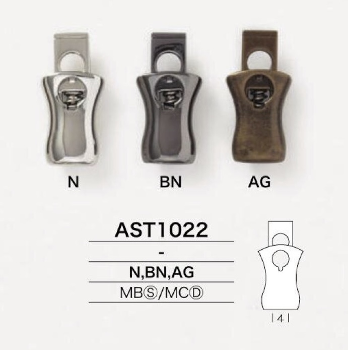 AST1022 Khóa dây dạng ống bằng đồng thau/đúc khuôn[Khóa và khoen] IRIS