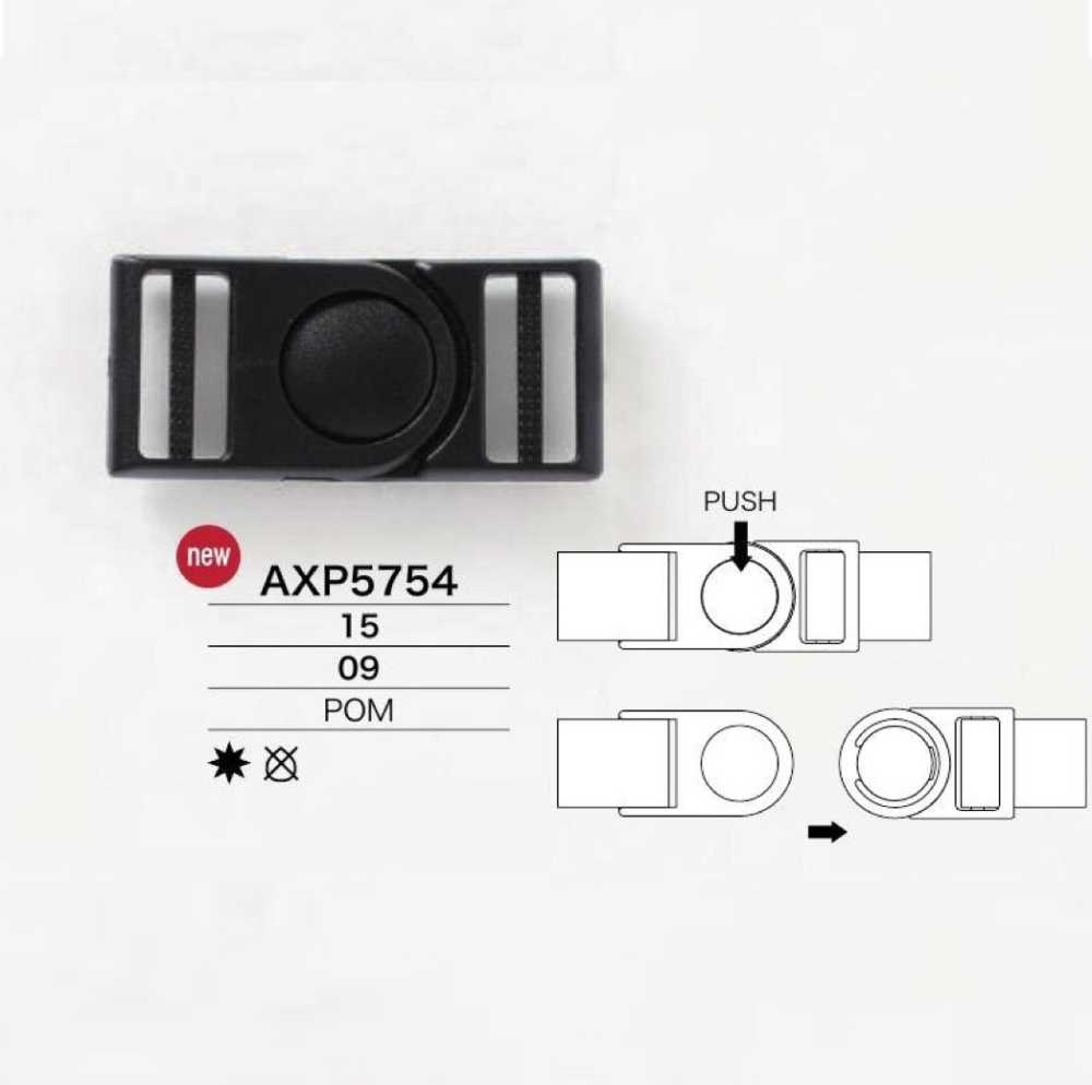 AXP5754 Phụ Kiện Kết Nối Bằng Polyacetal[Khóa và khoen] IRIS