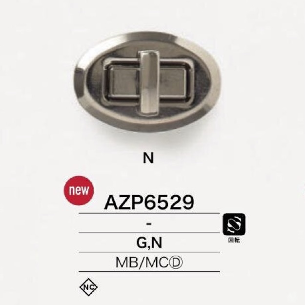 AZP6529 Khóa Xoay Bằng đồng Thau/đúc[Các sản phẩm khác] IRIS