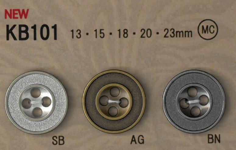 KB101 Những Chiếc Cúc Kim Loại Kiểu Cổ điển Có Viền. DAIYA BUTTON