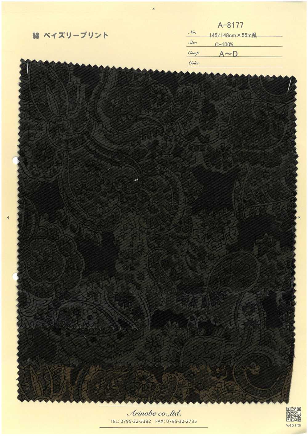 A-8177 Họa Tiết Paisley[Vải] ARINOBE CO., LTD.