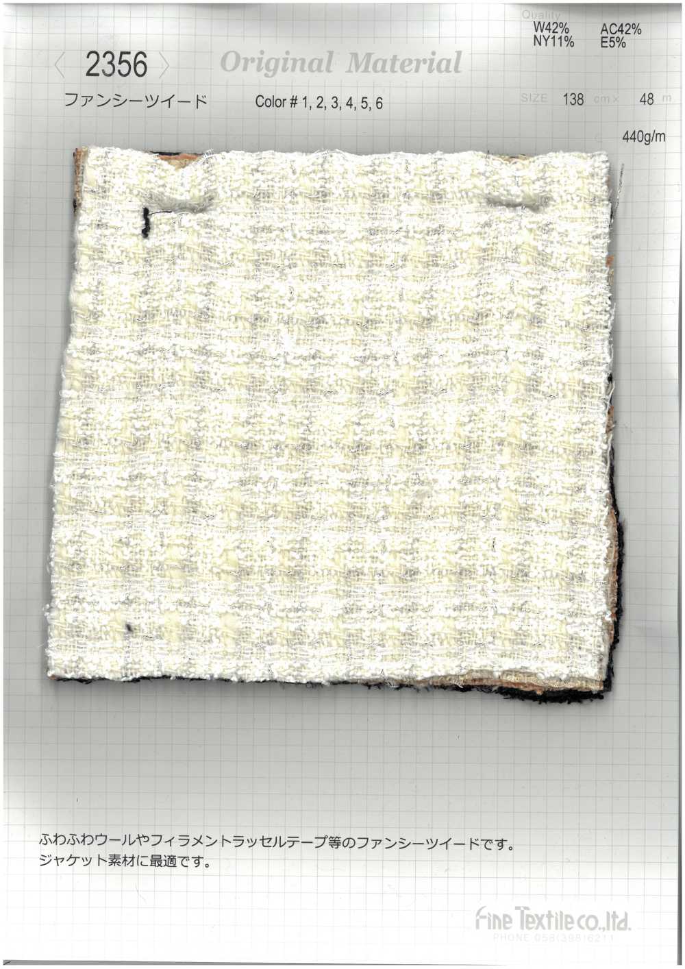 2356 Vải Tweed Sang Trọng Fine Textile