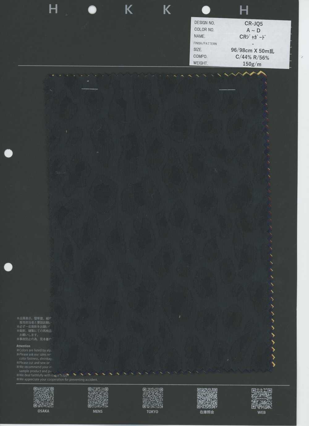 CR-JQ5 Vải Jacquard CR Hokkoh