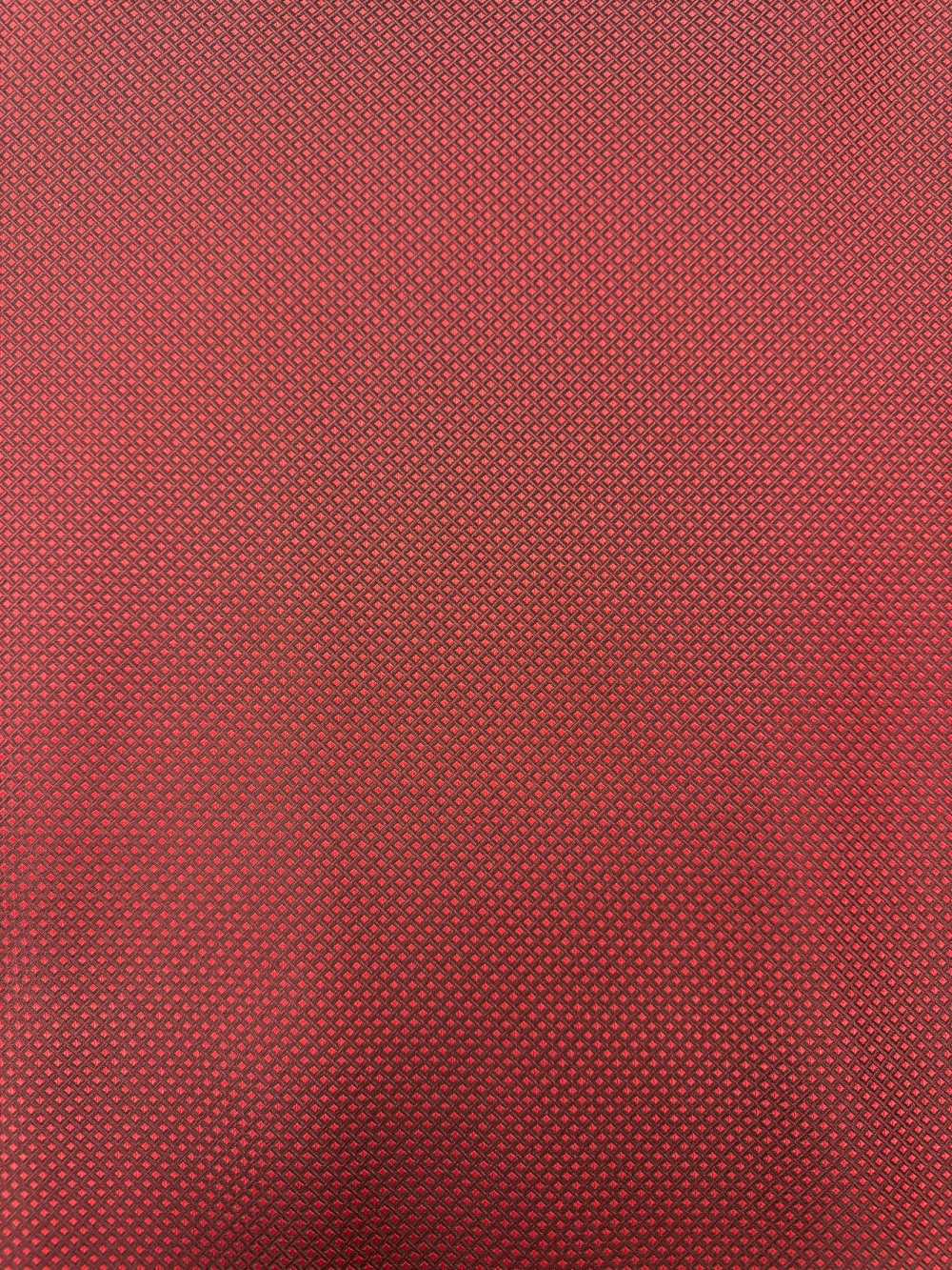 184E [Giá đặc Biệt] Yamanashi Fujiyoshida 100% Lụa Họa Tiết Bàn Cờ Chéo Màu đỏ Sẫm[Vải] Yamamoto(EXCY)