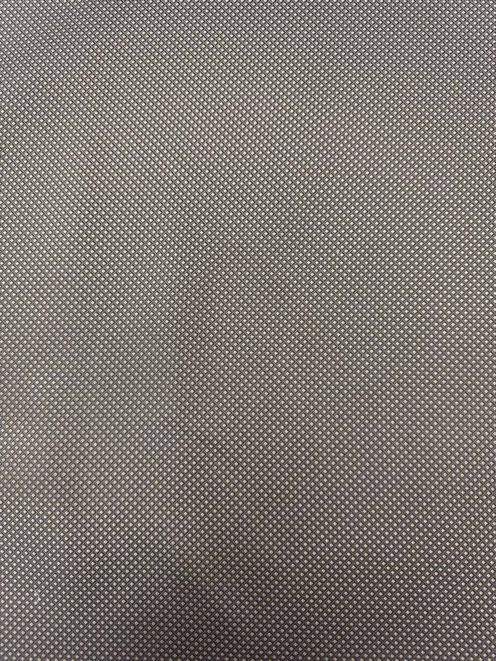 185BR [Giá đặc Biệt] Yamanashi Fujiyoshida 100% Lụa Họa Tiết Bàn Cờ Chéo Màu Nâu[Vải] Yamamoto(EXCY)