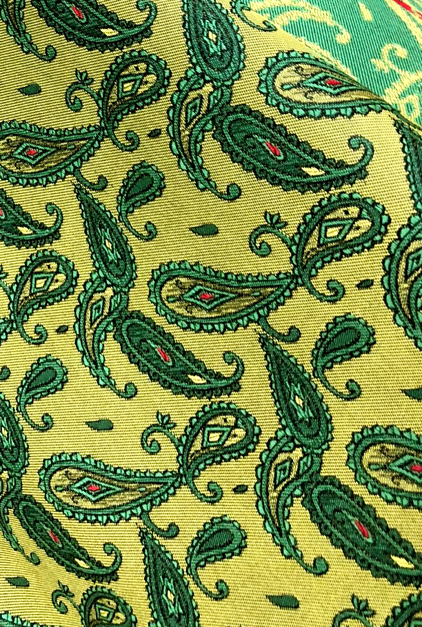 953 Vải Jacquard Lụa Yamanashi Fujiyoshida Paisley [Giá đặc Biệt] Yamamoto(EXCY)