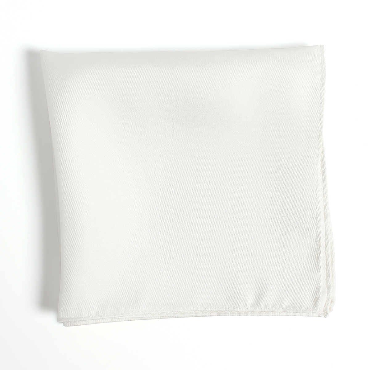 CF-1-W Nhật Bản Vải Twill 16 Momme Silk Khăn Cài Túi Ngực áo Vest White[Lễ Phục Kiện Trang Trọng] Yamamoto(EXCY)