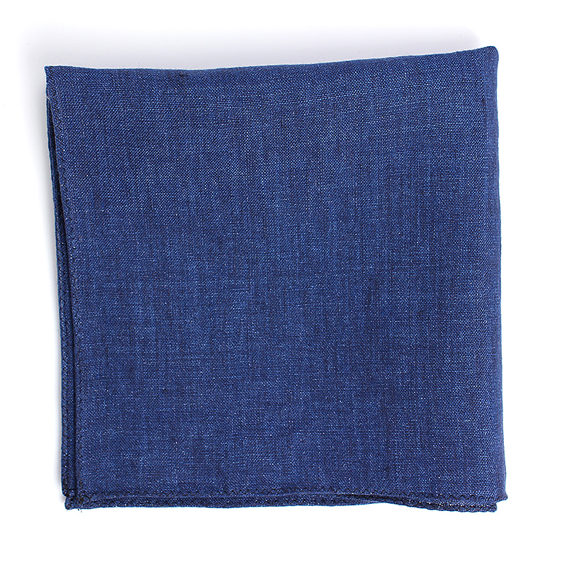 HCF-02 HARISSONS Linen Khăn Cài Túi Ngực áo Vest Blue[Lễ Phục Kiện Trang Trọng] Yamamoto(EXCY)