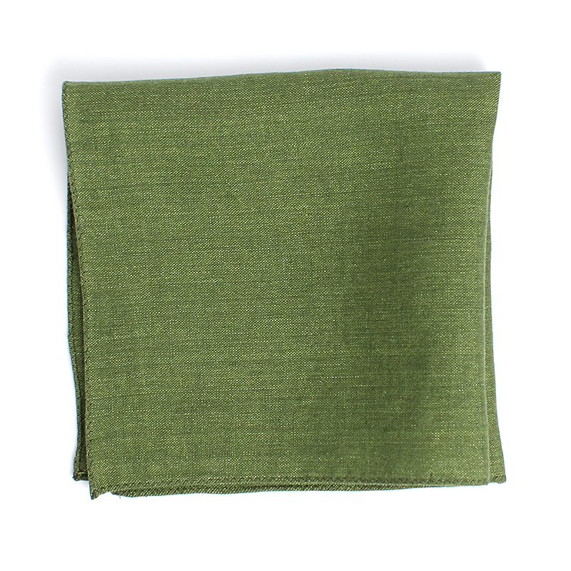 HCF-03 HARISSONS Linen Khăn Cài Túi Ngực áo Vest Green[Lễ Phục Kiện Trang Trọng] Yamamoto(EXCY)