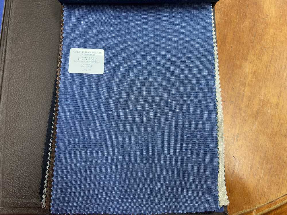 14CN-1512 CANONICO 21 Micron Len & Linen Màu Xanh Nhạt[Vải] CANONICO