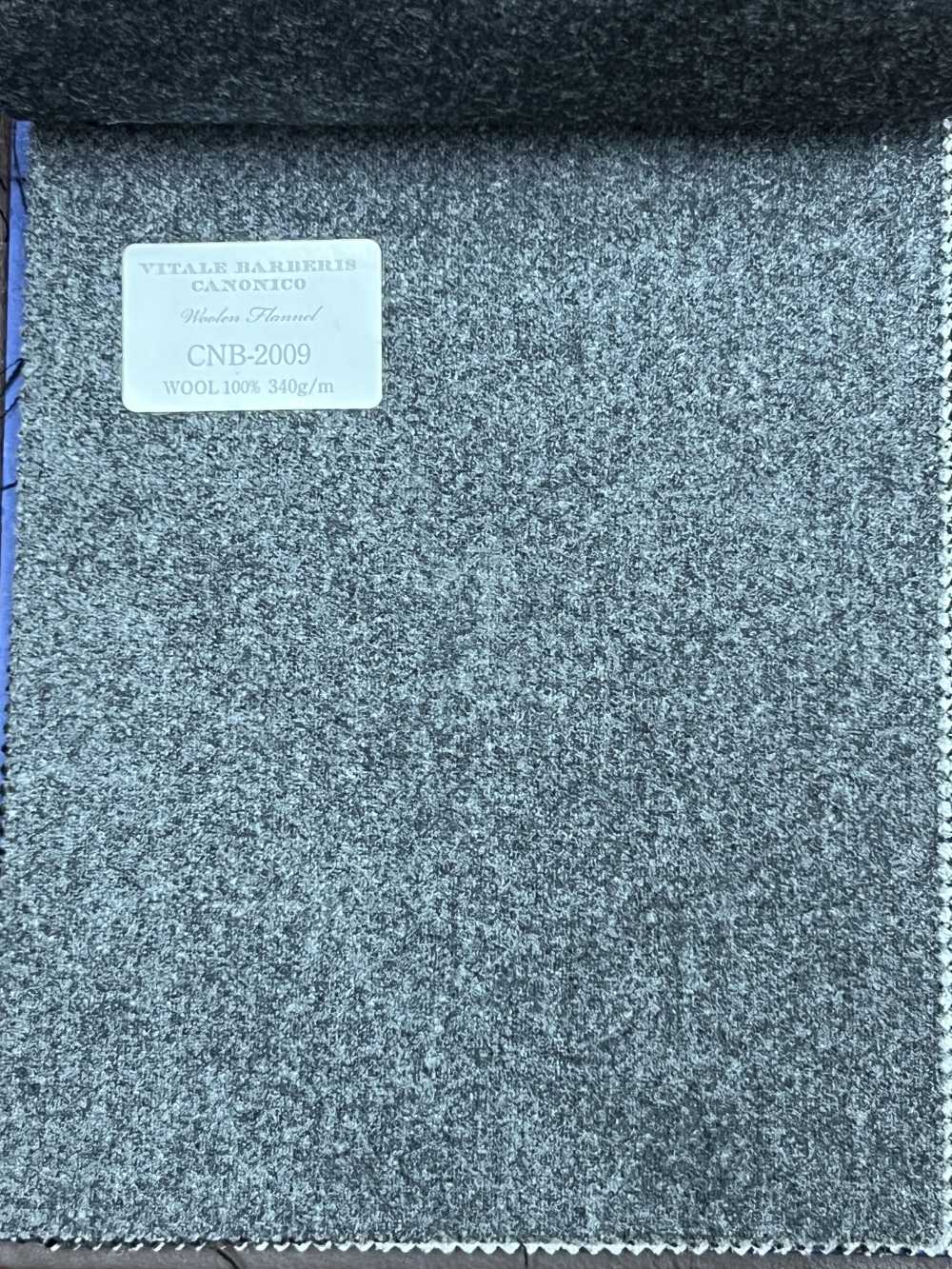 CNB2009 Áo Len Flannel Tiêu Chuẩn Của CANONICO Màu Xám Vải Trơn Không Hoạ Tiết CANONICO