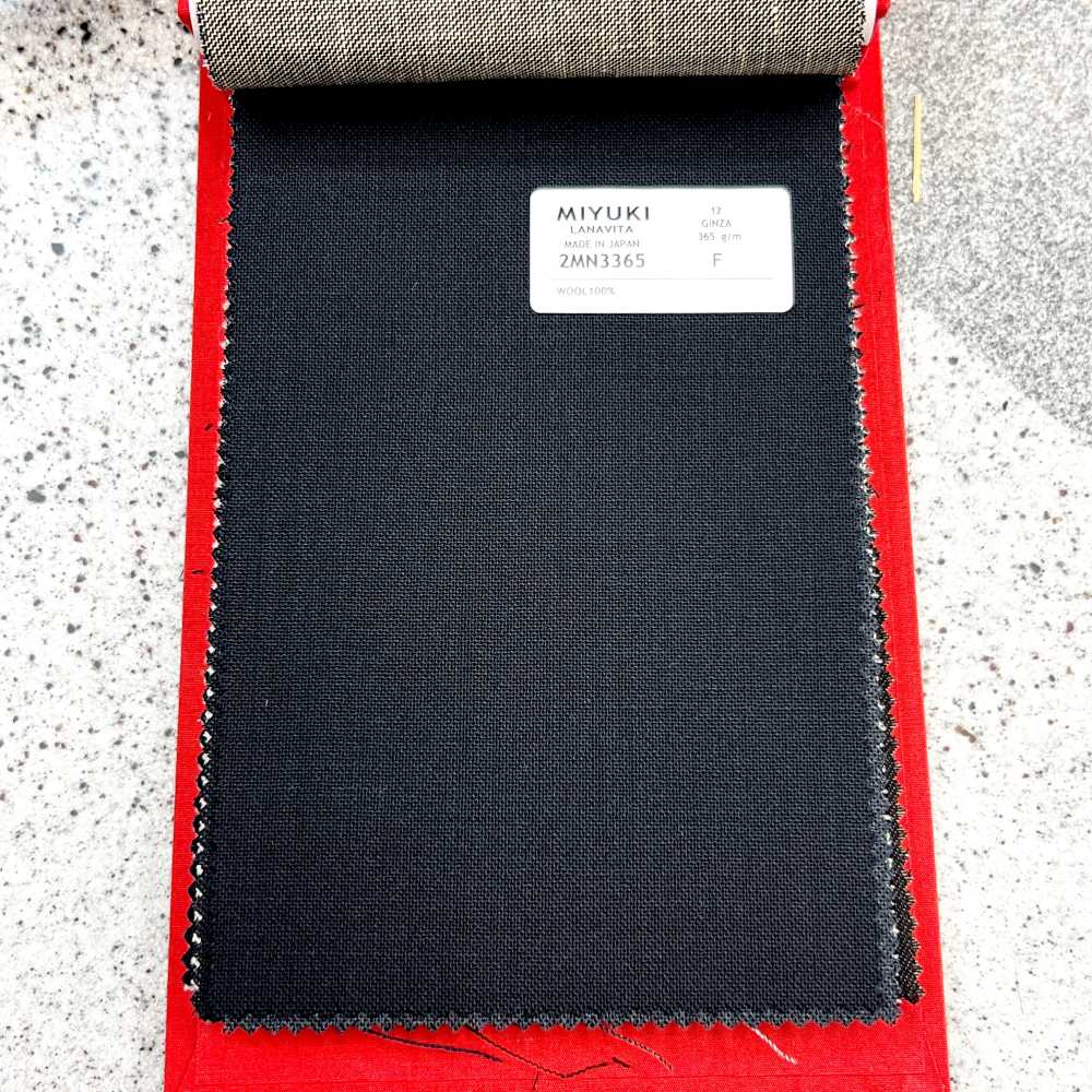 2MN3365 25SS Vải MIYUKI Các Loại Vải MIYUKI VARAIETES GINZA Xanh Navy Vải Trơn Không Hoạ Tiết Miyuki Keori (Miyuki)