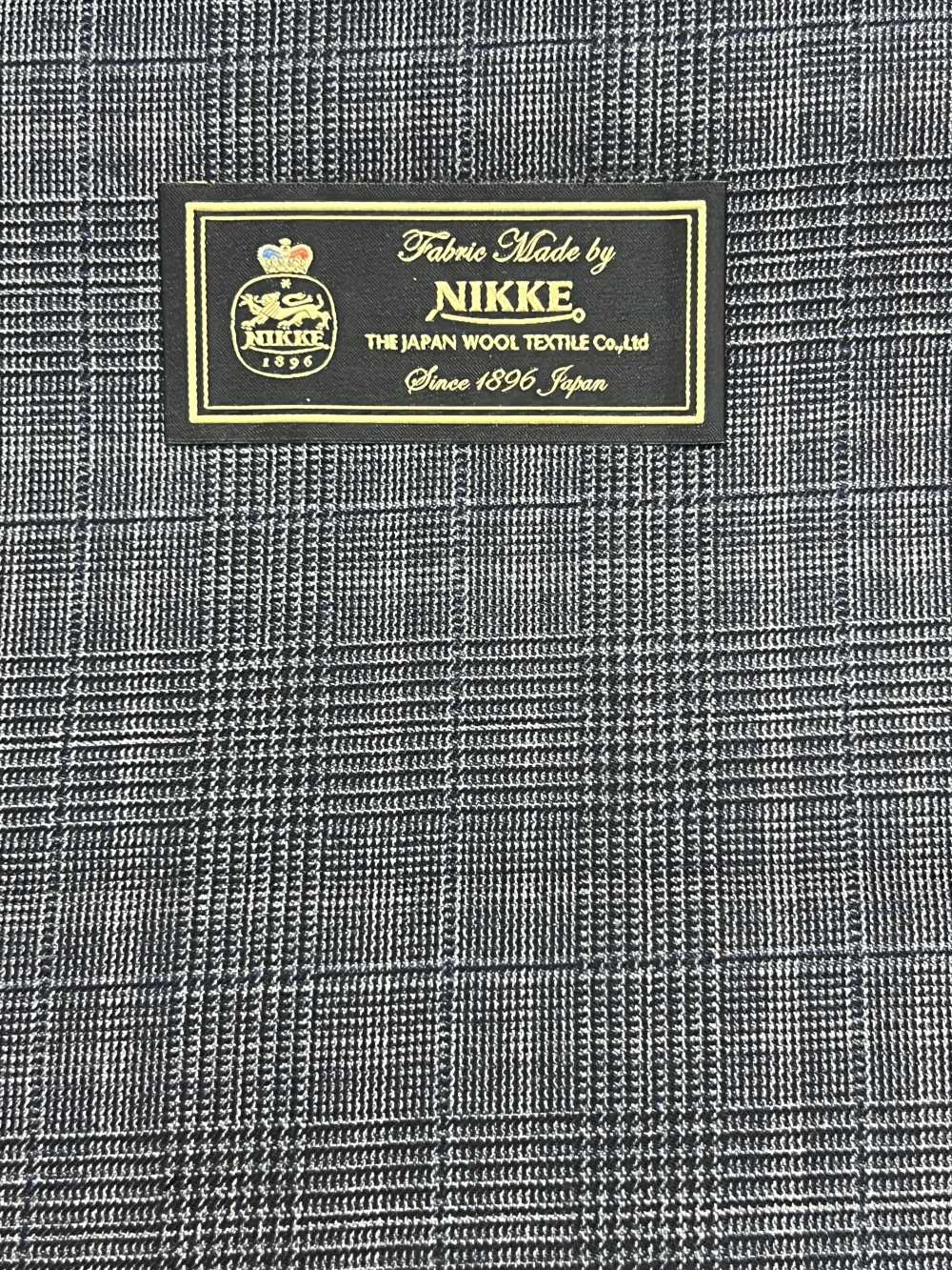 896M2324-735 Sợi Len NIKKE TRAVEL Gray Kẻ Caro Chỉ 120 Single Chỉ[Vải] NIKKE