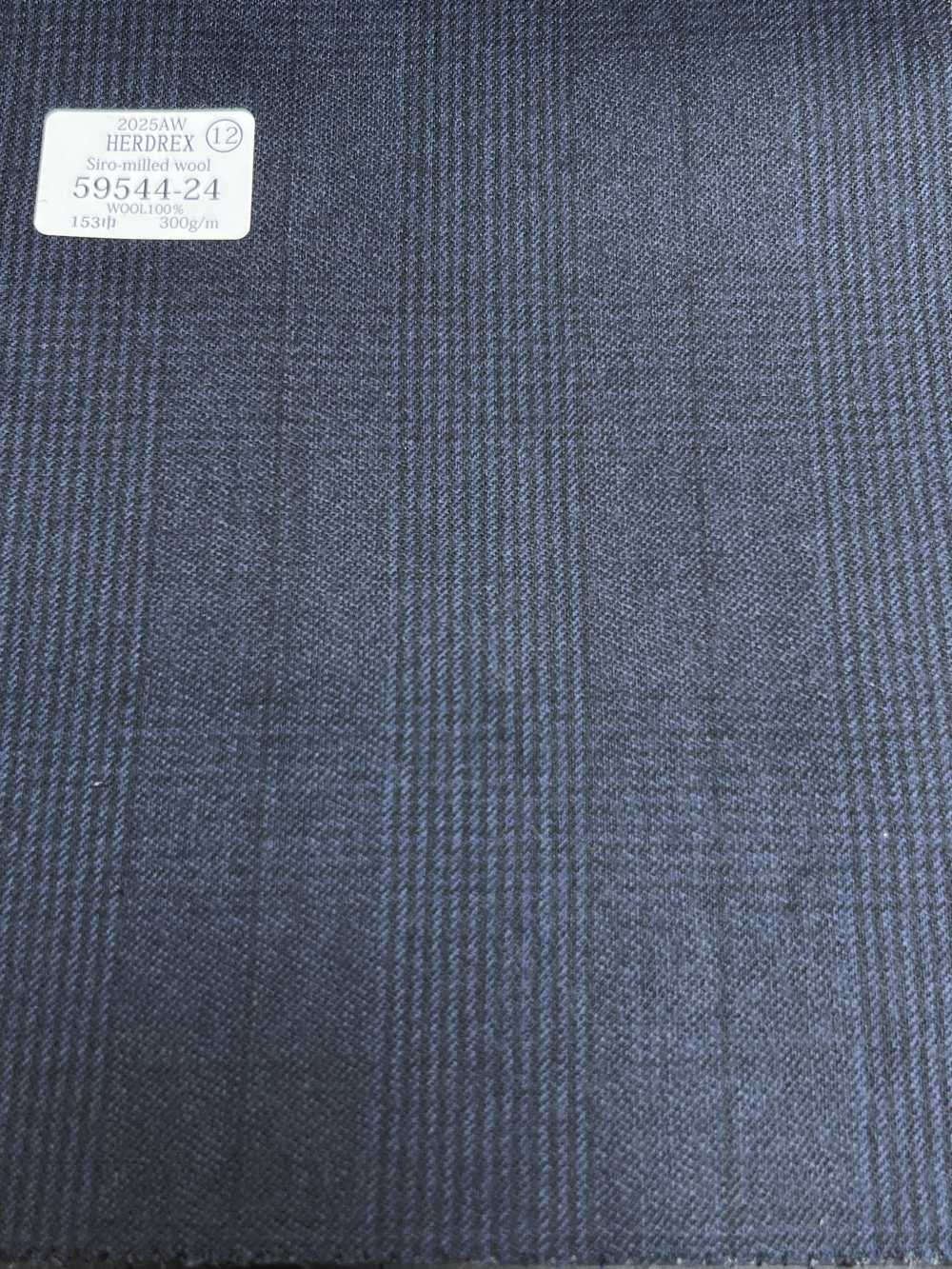 59544-24 25AW HERDREX [Len Cừu Siro] Len Cừu Siro Màu Xanh Navy Kẻ Caro Caro[Vải] Công Ty TNHH Kunishima