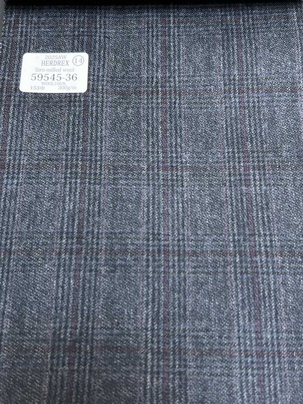 59545-36 25AW HERDREX [Len Cừu Siro] Len Cừu Siro Màu Xám Kẻ Caro Caro[Vải] Công Ty TNHH Kunishima